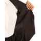 thumbnail image 5 of INSPIRE CHIC Chaleco de Traje para Mujer Doble Botonadura Negocios Solapa Elegante Chaleco de Cintura XS Café, 5 of 6