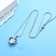 thumbnail image 5 of Collar Con Colgante Conmemorativo De Acero Inoxidable Con Corazón Y Huella De Pata, 5 of 6