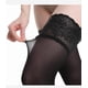 thumbnail image 2 of suxuMhao Medias Transparentes de Nailon Opacas 80D, Calcetas por Encima de la Rodilla hasta el Muslo con Encaje, Diseño Suave y Elástico, Gris, Talla Única 21.6IN, 2 Pares, Adecuadas para las, 2 of 2