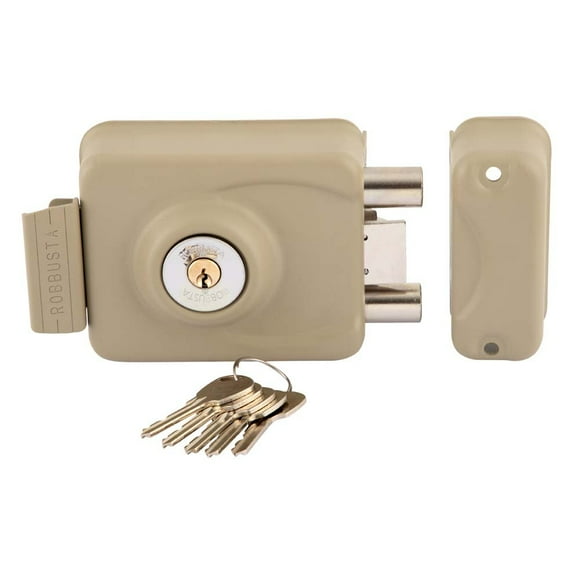 Cerradura Sobrep Robbusta 7200 Ajust Beig