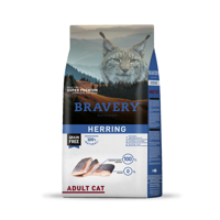 Bravery Gatos Adultos Herring (Arenque) 7 Kg.