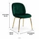 thumbnail image 5 of Silla Bread Velvet Felpa Base Metálica Dorada verde, 5 of 5
