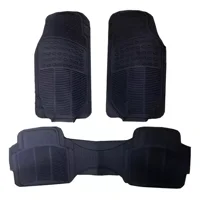 Genérico - Piso Goma Para Autos 3 Piezas Camello