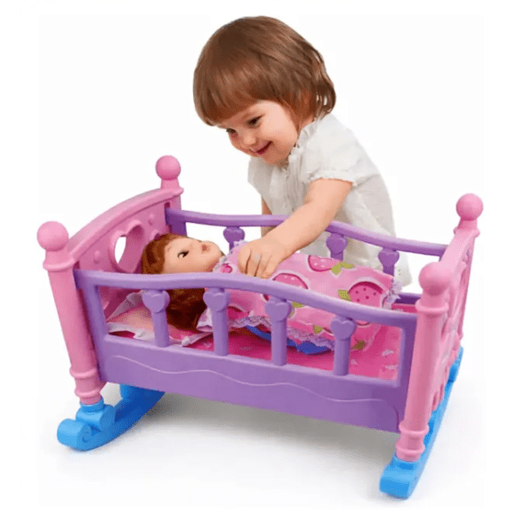 Cuna para muñecas de niñas