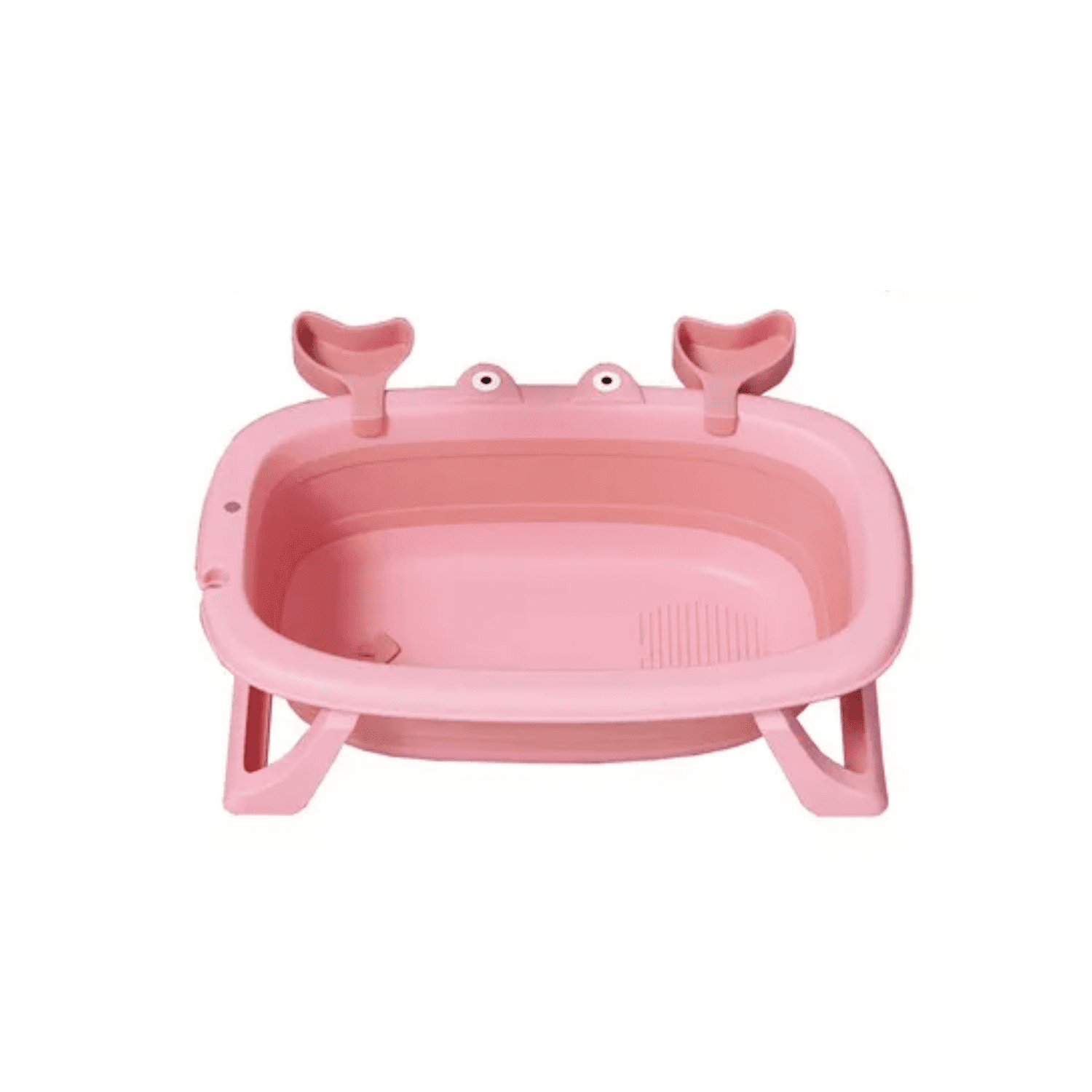 Importclick - Bañera Tina Bebé Plegable Malla Reforzada Cangrejo 20 L Rosado