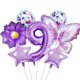 thumbnail image 1 of Set de Globos Morados Número 9 JNNIMTRDAE para Cumpleaños, 1 of 5