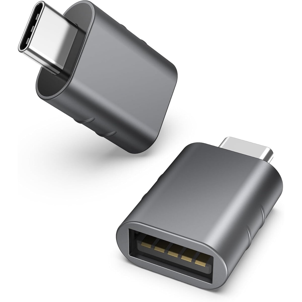 Adaptador Usb C A Usb 3.0 Syntech Pack X2 Zinc Alloy