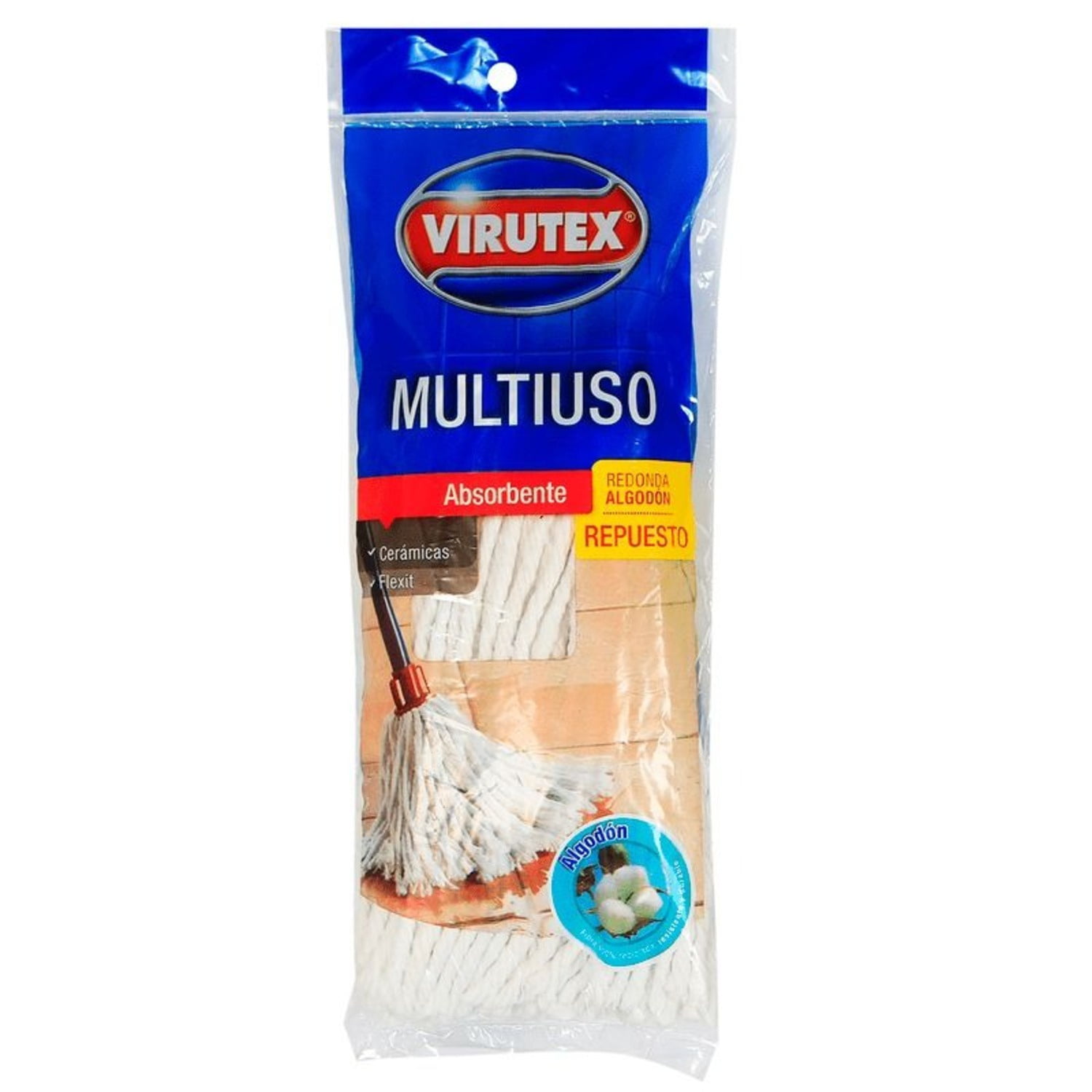 Virutex - Repuesto Mopa Redonda