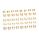 thumbnail image 5 of 40 Piezas Dreadlocks Beads Joyas De Trenzas Para El Cabello Para Trenzas Decoración De Barba Oro, 5 of 5