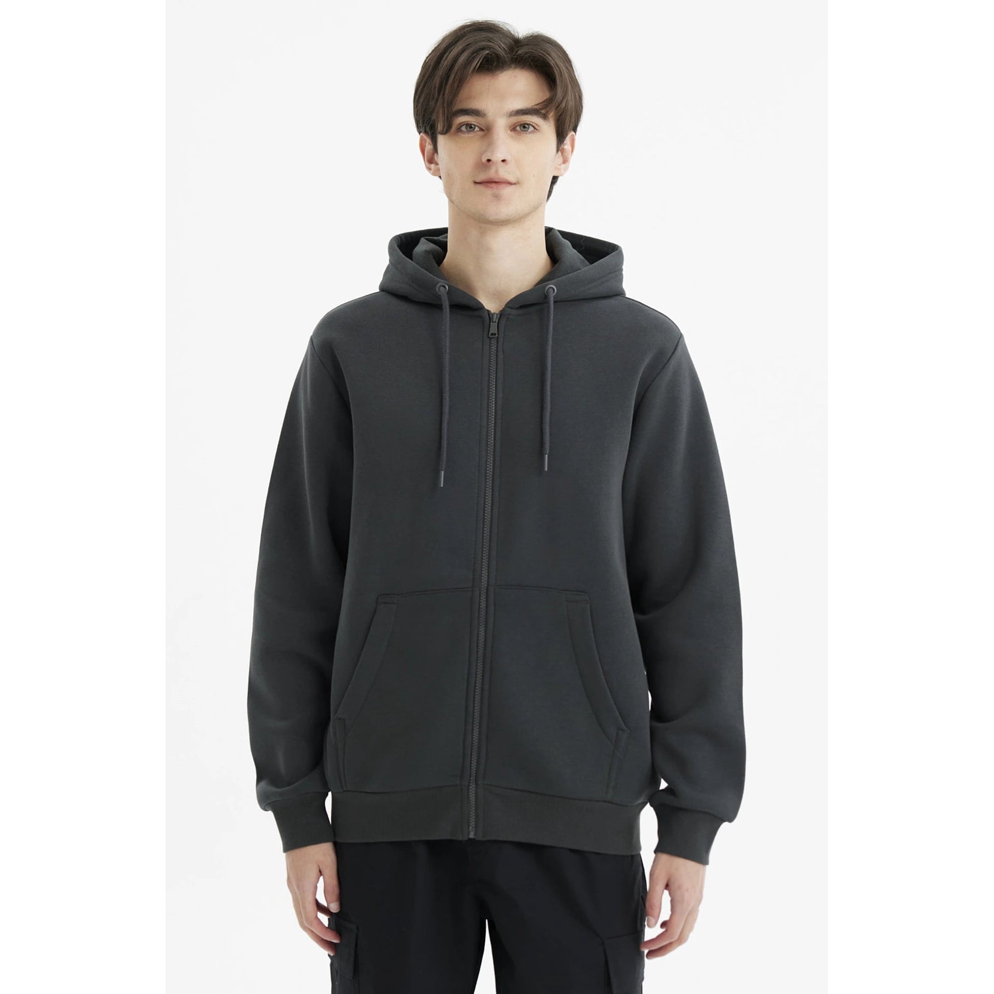 Fashionspark - Polerón Hombre Full Zipper Basico Marengo