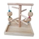 thumbnail image 1 of Soporte De Madera Para Pájaros, Gimnasio, Mesa, Loro, Juguete, Periquito, Percha De Madera Maciza, Percha Para Pájaros, 1 of 5