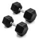 thumbnail image 1 of Par de mancuernas hexagonales recubiertas CAP Barbell de 30 libras, 1 of 6