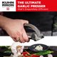 thumbnail image 2 of Kuhn Rikon Epicurean Garlic Press de acero inoxidable, 6,5 x 1, 2 of 3