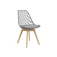 Habita2 Chile - Silla Tulip Acolchada Mesh Gris
