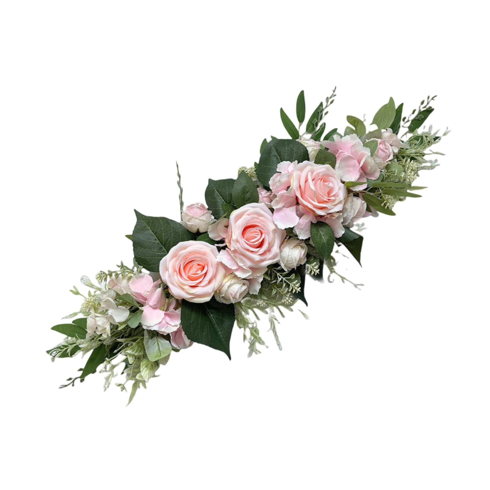 Bothyi - Regalos De Flores De Arco De Boda Artificial Para La Pared De La Despedida De Soltera Ceremonía De Boda De Color Rosa Claro