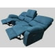 thumbnail image 4 of Sofa Reclinable Electrico Relaxline 3 Cuerpos Azul Usb, 4 of 6