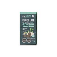 Chocolate Con Bebida De Avena 43% Cacao Sin Azúcar 80 G Entrelagos