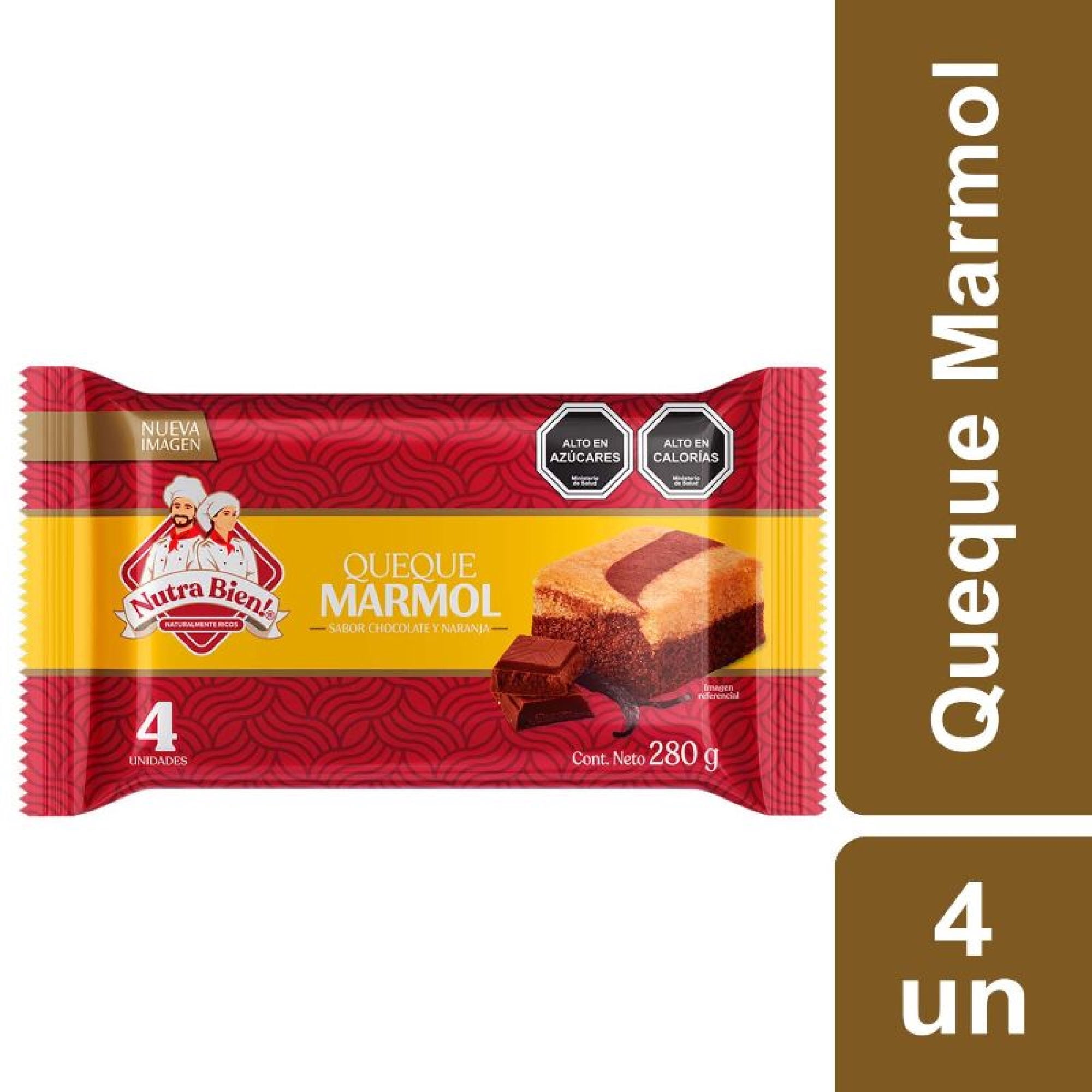 Queque Marmol Snack 280 g Nutra Bien