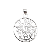 Fershop - Colgante De Plata Tetragrámaton