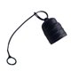 thumbnail image 1 of Cubierta De Válvula De Mordida De Hidratación, Cubierta Antipolvo Unisex Para Ciclismo, Senderismo, Exterior, Negro, 22,41 Mm, 1 of 3