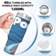 thumbnail image 5 of Ponyo en el Acantilado Vaso aislado de acero inoxidable con asa, diseño temático, regalo para familia, amigos y fans; incluye pajita y encaja en el portavasos estándar, 40 oz, 5 of 6
