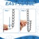 thumbnail image 4 of Collar de Estrangulamiento para Perros Uxcell, Cadena de Estrangulamiento para Perros, Enlace Deslizante de Metal para Entrenamiento, Collares Ajustables para Cachorros de Uso Pesado, 4 of 7