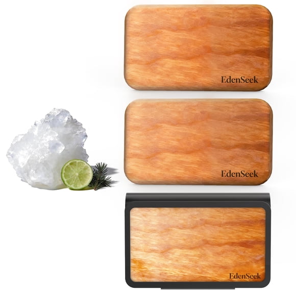 Ambientador para auto de madera EdenSeek, 3 aromas, más de 40 días