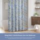 thumbnail image 2 of Cortina de Ducha Martha Stewart 183 cm Azul Floral, 2 of 7