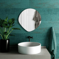 Dellorto - Espejo Belga Orgánico Con Bastidor 69X68 Cm - Tarsia