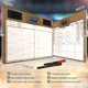 thumbnail image 2 of Pizarra de borrado seco Scribbledo 38 × 27 cm con marcadores, 2 of 9