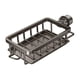 thumbnail image 1 of Estante de almacenamiento para grifo de cocina, cesta cuadrada izquierda con varilla, soporte de esponja fácil de instalar, escurridor para lavabos de negro, 1 of 5