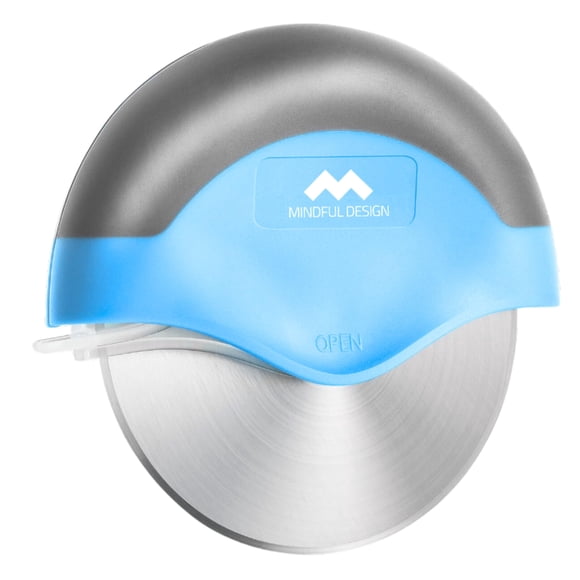Cortador de Pizza Mindful Design Azul Apto para Lavavajillas