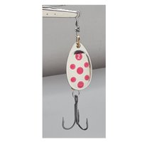 Silstar - Spinner Cucharita 5Grs 6,8Cms Plata Puntos Rojos #2