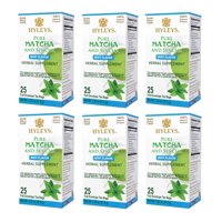 Bolsitas De Té Matcha Tea Hyleys Con Menta, 150 Bolsas (Paquete De 6)