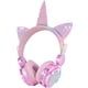 thumbnail image 1 of Auriculares inalámbricos KORABA Kids Unicorn con luces LED, color rosa, 1 of 7