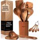 thumbnail image 1 of KLYRO Wooden Spoons for Cooking, Nonstick Kitchen Utensils Set, 1 of 3
