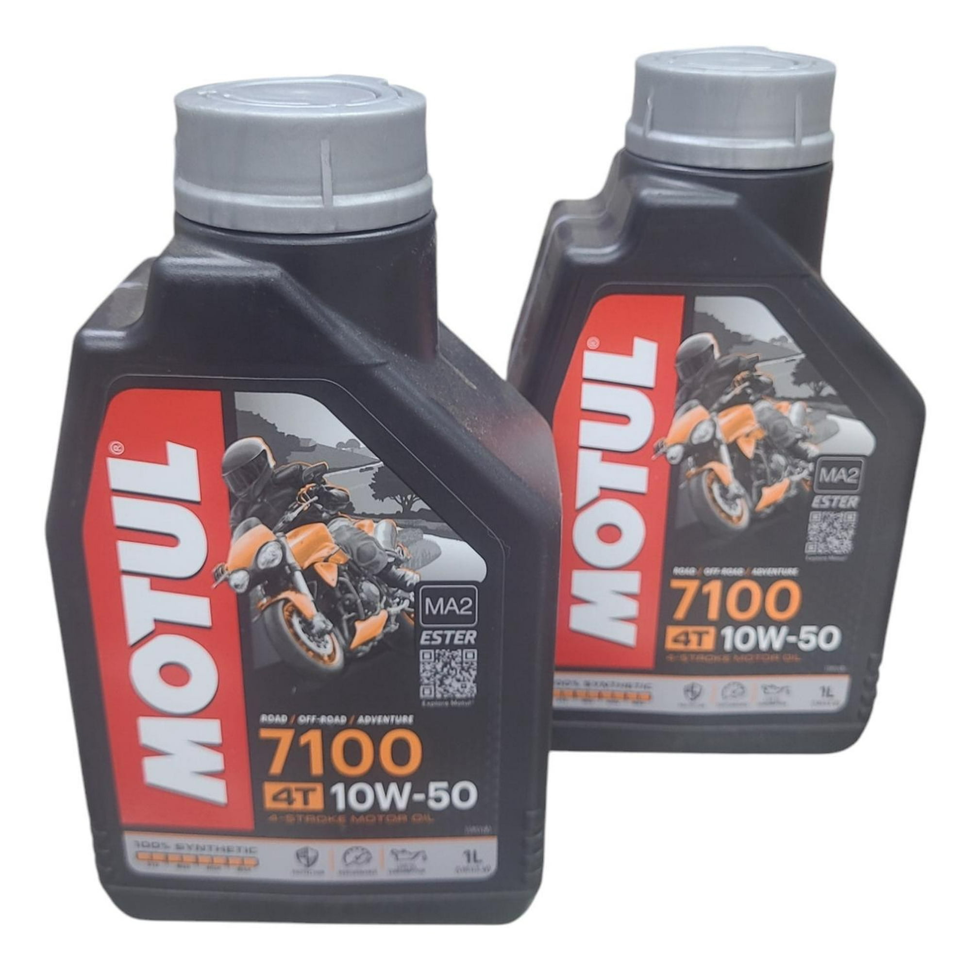 Aceite De Moto 10w 50 Full Sintetico 7100 Motul 4t 2l