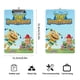 thumbnail image 2 of Henry Hugglemonster Portapapeles de acrílico A4, tamaño carta estándar, carpeta con clip 31.8x 21.5CM para estudiantes, profesores y oficina, 2 of 6