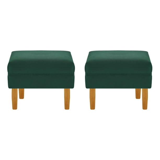 Set Pouf Sky 1c Felpa 04 Verde Botella