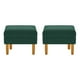 thumbnail image 1 of Set Pouf Sky 1c Felpa 04 Verde Botella, 1 of 4