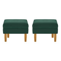 Bodevir - Set Pouf Sky 1C Felpa 04 Verde Botella