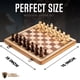 thumbnail image 3 of Juego de ajedrez Chess Armory de madera de primera calidad con almacenamiento de madera de haya, 3 of 7