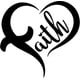 thumbnail image 1 of Sticker Heart Faith Jesús Corazón Fé Cristo Auto Camioneta, 1 of 3