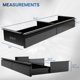 thumbnail image 3 of Cajón de Almacenamiento VIVO 81 cm x 23 cm Negro (2 unidades), 3 of 9