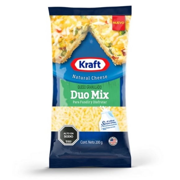 Queso Granulado Duo Mix, 200 g
