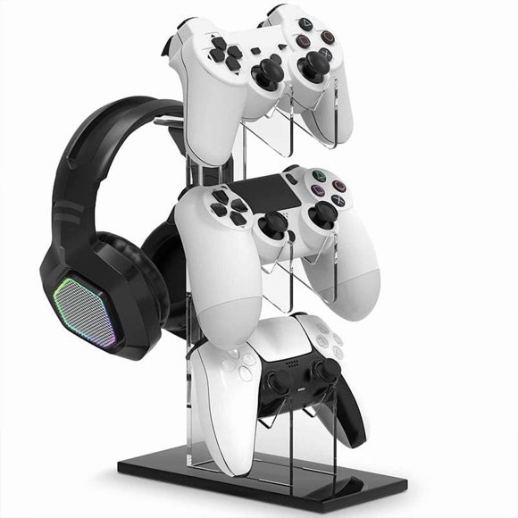 Soporte de 3 Niveles para Controladores y Auriculares GUQIANLU