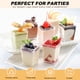 thumbnail image 3 of Juego de vasos de postre con cucharas, 150 ml, miniplástico, paquete de 320, 3 of 7