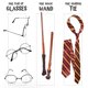 thumbnail image 2 of Set de Disfraz de Mago con Corbata – Giraffe Manufacturing, 2 of 7
