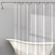thumbnail image 2 of Forro de cortina de ducha Zenna Home, 180 x 178 cm, PEVA transparente, 2 of 4