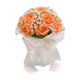 thumbnail image 4 of Bouquet De Boda Para La Novia Flores De Seda Artificial Elegante Ramo De Dama De Honor Naranja, 4 of 5